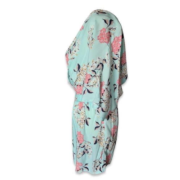 Zen Garden Size L Boho Floral Pastel Blur & Pink Summer Playsuit - Picture 5 of 11